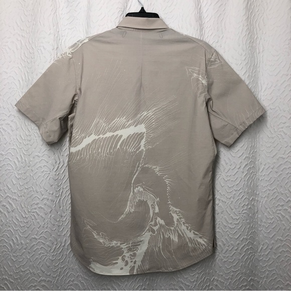 Lululemon Mark Healey Moon Drift Short Sleeve (SS) Shirt in Mohn Beige Tan White - Picture 5 of 16